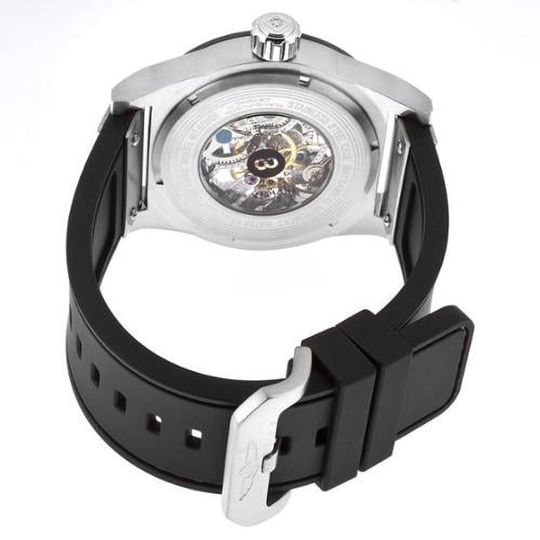 INVICTA Watch Black Rubberized Band Silver Bezel Invicta Pro Diver Automatic Steel Black Rubber Men main image 2