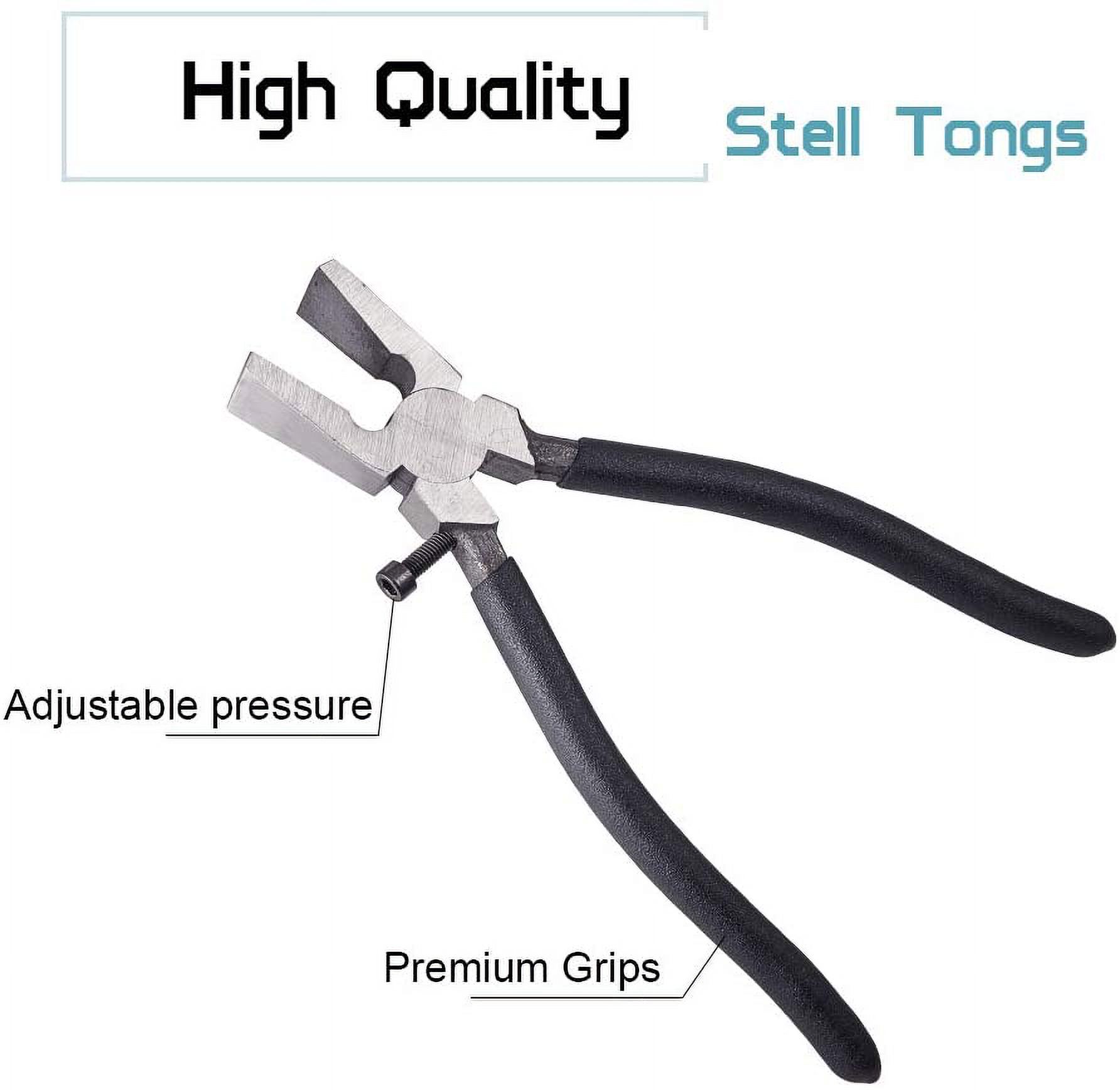 DIY Key Clasp Making - 5pcs Iron Key Clasps Keychain Split Ring with Ribbon Ends and Steel Clamp Flat Nose Pliers Mixed Color