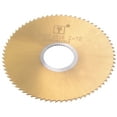 thumbnail image 1 of Unique Bargains 60mm Dia 16mm Arbor 0.8mm Thick 72 Tooth Titanium Coated Circular Saw Blade, 1 of 5