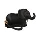 thumbnail image 5 of Bolso bandolera con forma de elefante, regalo para mujer, divertido bolso para cumpleaños, trabajo y vacaciones. Negro, 5 of 9
