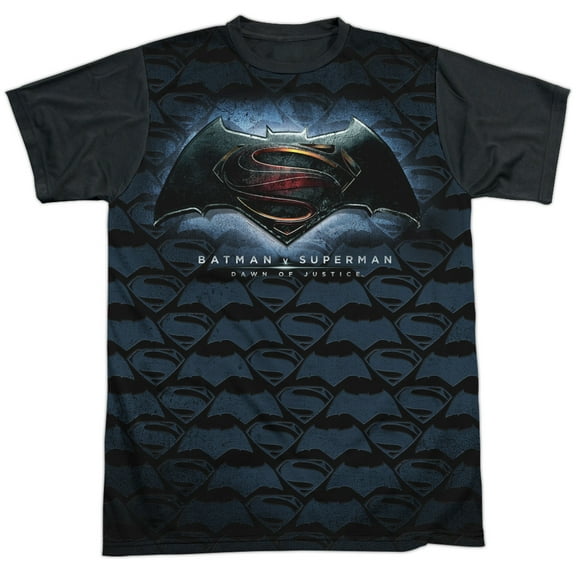 Batman Vs Superman Logo Pattern Mens Sublimation Shirt