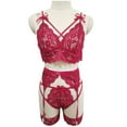 thumbnail image 5 of uublik Valentines Lingerie Set for Women Plus Size Babydoll Sexy Naughty Lace Bodysuit, 5 of 5