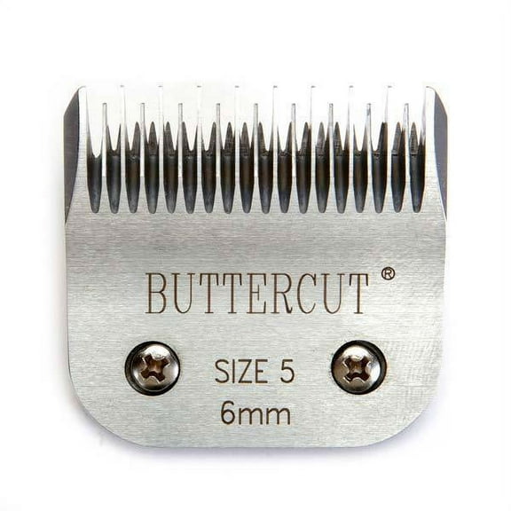 Geib Stainless Steel Buttercut Grooming Blades High Quality Durable Ultra Sharp (# 5 Skip Tooth = 1/4" Cut)