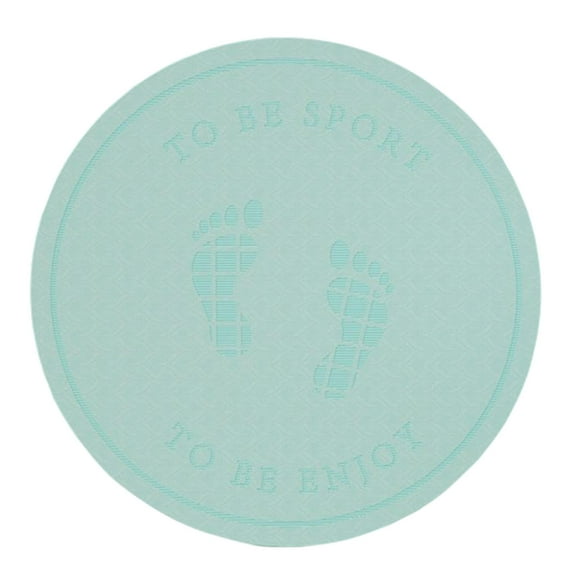 Round Exercise Mat Mute Blanket Rope Skipping Floors Protection Sports Non-Slip Green