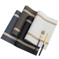 thumbnail image 6 of Stylish Pvc Placemats Set Of 6 For Dining Tables Heat Resistant 45X30Cm, 6 of 7