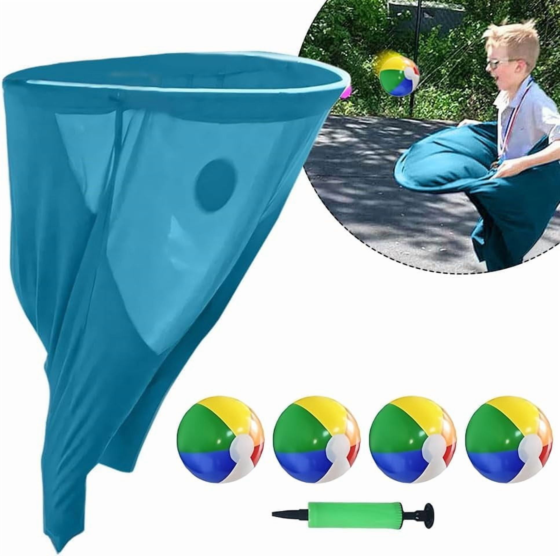 Granny Pants Yard Game, Granny Pants Outdoor Games with 4 Bouncy Balls and 1 Air Pump, Fun Family Reunion & Adult Yard Game for Groups - The Ultimate Backyard Party Tossing & Catching Games