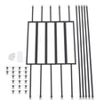 thumbnail image 6 of 10 Pcs Black Iron Balusters Decorative Metal Staircases Balusters 44in Length, 6 of 10