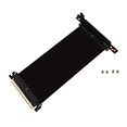 thumbnail image 1 of EZDIY-FAB New PCI Express 16x Flexible Cable Extension Port Adapters, High Speed PCIE Riser Cable 90 Degrees, Fit with FD R6 Case -20cm, 1 of 10