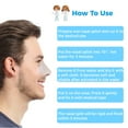 thumbnail image 4 of CHUANK Thermoplastic Nasal Splint  5 Pcs Trapezoid Nose Brace Splints  Nose External Support Protector for Nose Brace Fracture  Rhinoplasty Septoplasty  Orthopedic Immobilization, 4 of 6
