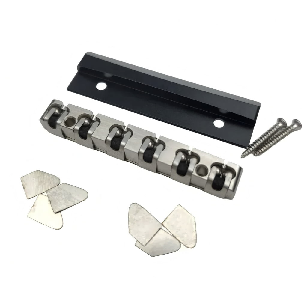 Oasiva Electric Guitar Tremolo Bridge Stainless Steel Roller Universals Guitar Roller for Daily Practice and Live Performances