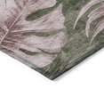 thumbnail image 3 of Addison Rugs Chantille Indoor/Outdoor Transitional Floral Olive Machine Washable Rectangle Rug, 5' x 7'6", 3 of 8