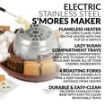 thumbnail image 2 of Nostalgia LSM400 Electric Stainless Steel S'mores Maker, 2 of 6