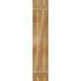 thumbnail image 5 of 10 3/4"W X 55"H Timbercraft Two 5 3/8" Boards Joined Board-N-Batten Shutters W/Z-Bar, Rough Sawn Western Red Cedar (Per Pair), 5 of 13