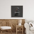thumbnail image 2 of Stupell Industries Slayin' It Grim Reaper Gray Framed Floater Canvas Wall Art design by Jedco Brands, Inc., 25 x 25, 2 of 9