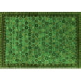 thumbnail image 1 of Ahgly Company Indoor Rectangle Oriental Green Industrial Area Rugs, 5' x 8', 1 of 4