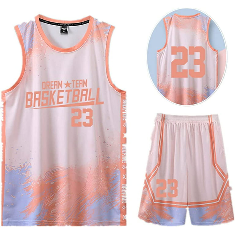 Custom Basketball Fashion Jersey Colorful Printed Personalized Name &  Number Men's Women's Kids Breathable Quick Dry