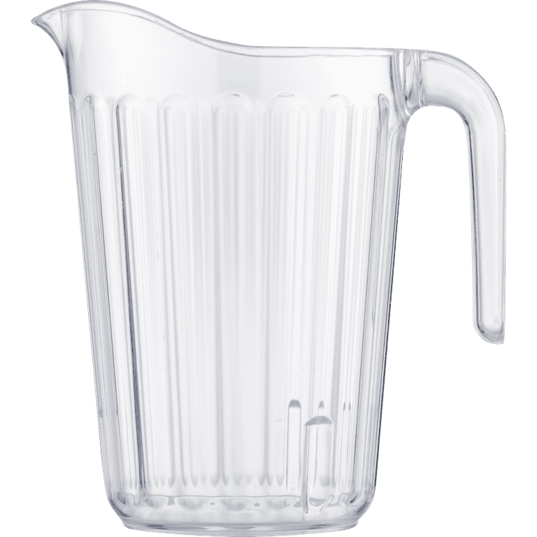 Plastic Pitcher With Stackable Glasses