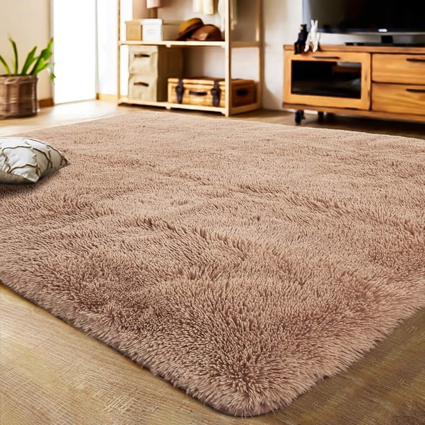 Alfombra LOCHAS ultrasuave y esponjosa de 6 x 9 pies para sala de estar