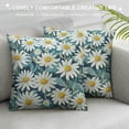 thumbnail image 3 of Nawypu Vibrant Daisy Summer Decoration Pillowcase, Farmhouse Garden Style, Home &amp; Outdoor Sofa Decoration, Spring Cushion Cover., 3 of 5