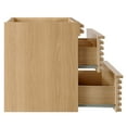 thumbnail image 4 of Modway Render 30" Wall-Mount Bathroom Vanity Cabinet (Sink Basin Not Included) in Oak, 4 of 8
