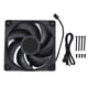 thumbnail image 2 of Ventilador De Casos, 12V 120x120x30mm 3000 Rpm Control De Temperatura Inteligente Ventilador De Bolas De Doble Ruido De Ruido, 2 of 7