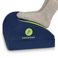 thumbnail image 1 of Reposapiés ErgoFoam ergonómico ajustable azul marino, 1 of 8