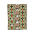 thumbnail image 7 of DouZhe Ultra-Soft Micro Fleece Lightweight Flannel Bed Blanket, Aztec Style Mosaic Drawing Print Cozy Warm Throw Blankets, 80"x60", 7 of 7