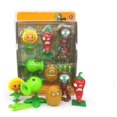 thumbnail image 4 of Plants Vs. Zombies Toy Double Head Peashooter Clover Gift Box Set Toy Color:686-50 Double-Headed Sunflower + Ice + 8 Zombies, 4 of 5
