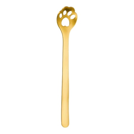 

HousewaresCute Cat Mini Creative Coffee Spoon Stainless Steel Spoons Gift Cake Stirring Sugar Soup Dessert Teaspoon