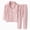K002-Light Pink, variant on NOLDARES Toddler Girls Cotton Pajamas Short Sleeve Button-Up Top pant Fall 2PC print Pajamas Set(K002-Navy)