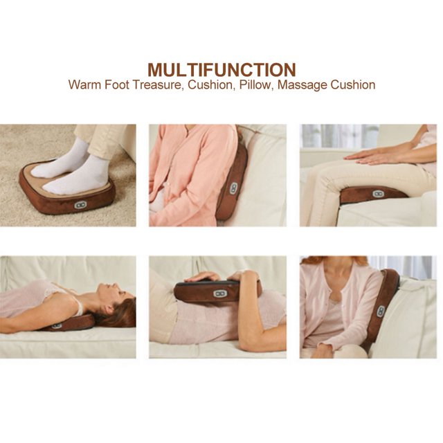 Shiatsu Masajeador de pies con calorImpermeable Calentador eléctrico calentador gases Calentador pies Botas masaje pies de amasamiento profundo para hombres y mujeres con pies fríos#1 Khall JM12435-01