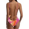 thumbnail image 4 of Plus Size Tankini Trajes de Baño para las Mujeres Strappy Back Impresión Set con Pantalones Cortos, Tankini Tops para las Mujeres, 4 of 4