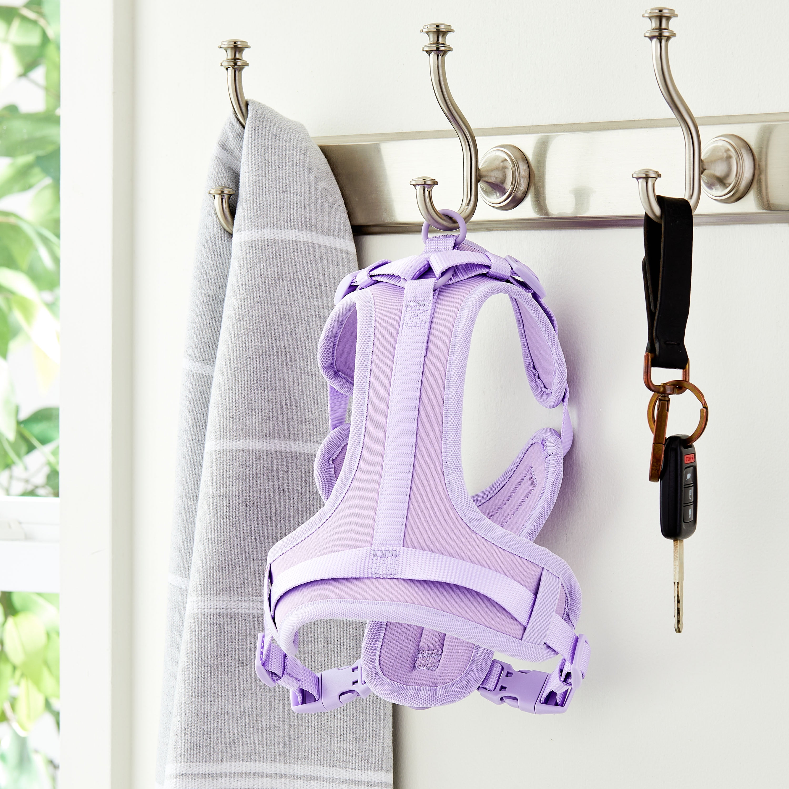 Vibrant Life Neoprene Comfort Control Dog Harness, Lavender, S