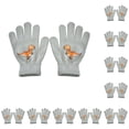 thumbnail image 3 of Sonducket 1 par de guantes de invierno para niños, guantes para niños, cubiertas cómodas para los dedos, gris Gris 10Conjunto, 3 of 6