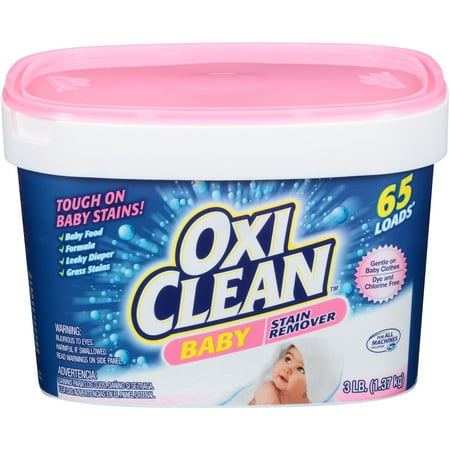 OxiClean Versatile Stain Remover Baby Stain Soaker, 3 (Best Sweat Stain Remover)