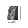 thumbnail image 3 of Cojín de apoyo lumbar de espuma viscoelástica, cuña de cama, suave y transpirable, almohada para el cuello, almohada para dormir en casa, para estar Gris oscuro, 3 of 7