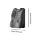 thumbnail image 3 of Cojín de apoyo lumbar para la espalda con soporte para el cuello, cuña de cama, almohada cervical ergonómica suave, almohada para dormir para oficina, Gris oscuro, 3 of 7
