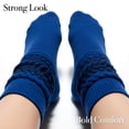 thumbnail image 5 of Women’s Cotton Slouch Socks 3 Pairs, Knee High Scrunch Boot Socks, Extra Long All Season Comfort, Made in USA (3 Pairs Parliament), 5 of 13