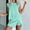 Mint Green, variant on BLOCLOALO 2 Piece Lounge Set Sleeveless Tops Women Set Summer Casual Crew Neck Sleeveless Tank Top and Skorts Shorts Sweatsuit Outfits Tunic Tops Matching Sets Women Clothing Comfy Lounge Sets Bu1 L