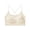 🔥 White, variant on No Underwire Push up Bra Push up Bra No Underwire Breathable Cross-Strap Wireless Push-Up Bra Solid Color Breathable Seamless Crisscross Back Design Anti-Slip Support Soft Stretch Fabric