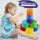 thumbnail image 4 of 8 Uds. De tazas apilables para niños, desarrollo de torre de construcción de arcoíris, juguete educativo aleatorio Ndcxsfigh libre de BPA, 4 of 9