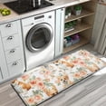 thumbnail image 3 of Corgi Dog and Flower Florals Kitchen Rug Mat,Kitchen Runner Rugs Non Skid Washable,Decorative Kitchen Floor Mats for Kitchen,Sink,Laundry,17"x47.2", 3 of 7
