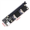 thumbnail image 2 of 4X Tarjeta Adaptadora de Ranura SlimSAS 8i X2 de 2 Puertos A PCIe 4.0 X16 SFF8654 Tarjeta Elevadora GEN4 para Tarjeta de Video Gráfica de Red GPU de 6 Pines, 2 of 6