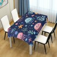 thumbnail image 4 of Yayeee Tablecloths 60" x 120" Rectangle Wrinkle Resistant Party Table Cover, Yellow Jellyfish, 4 of 8
