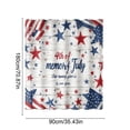 thumbnail image 3 of Tuvgenk Plastic Shower Curtain 70.86x35.43in Multicolor Patriotic Bathroom Curtain Washable Hooks Decor Soft, 3 of 6
