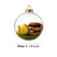 thumbnail image 3 of Dalxymotic Christmas Glass Ornament Set, Clear Plastic Christmas Balls, Xmas Tree Hanging Ornament, Glass Ornament Set for Christmas Tree, Home, Mantel, Living Room, Office, 3 of 8