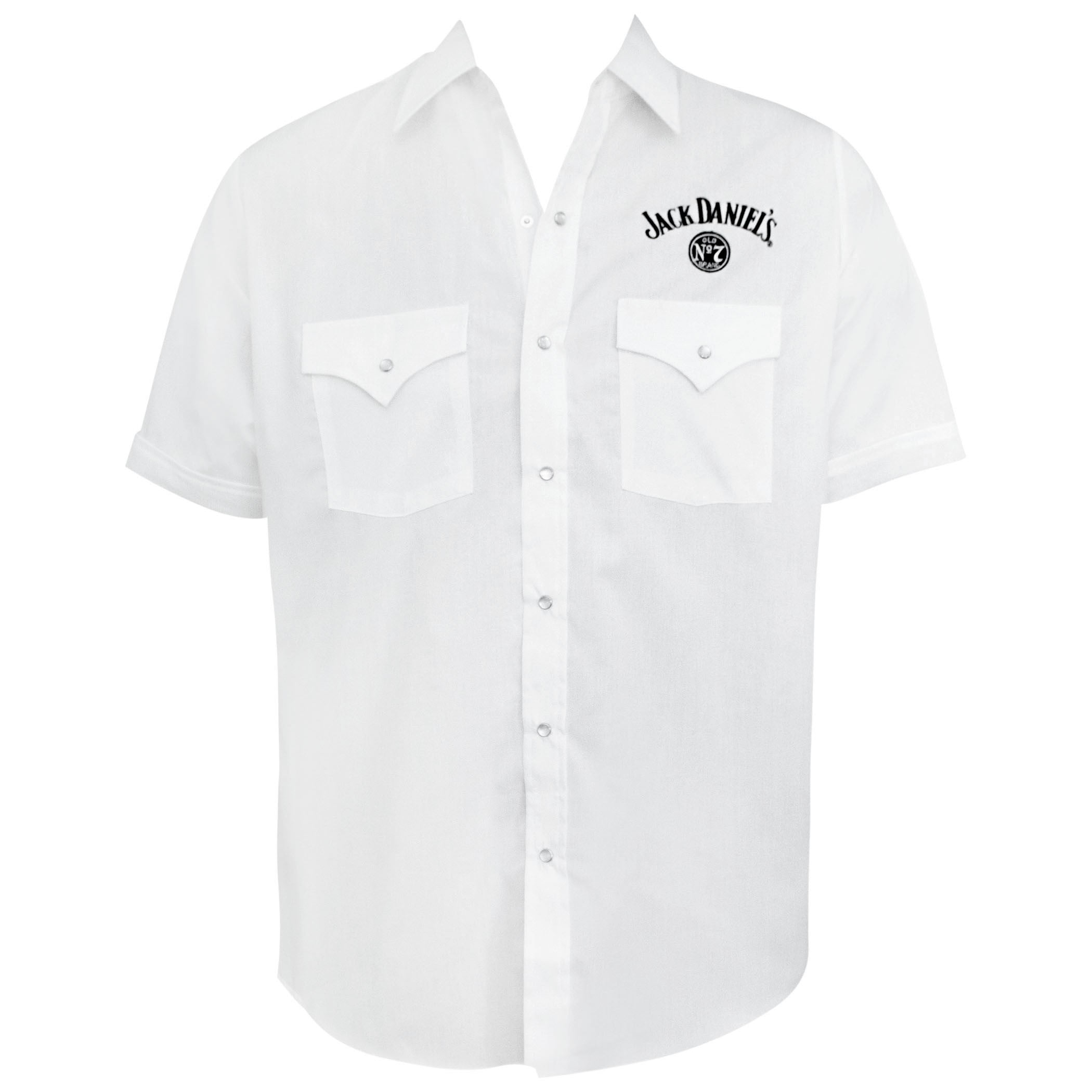 Jack Daniels Men's Short Sleeve White 