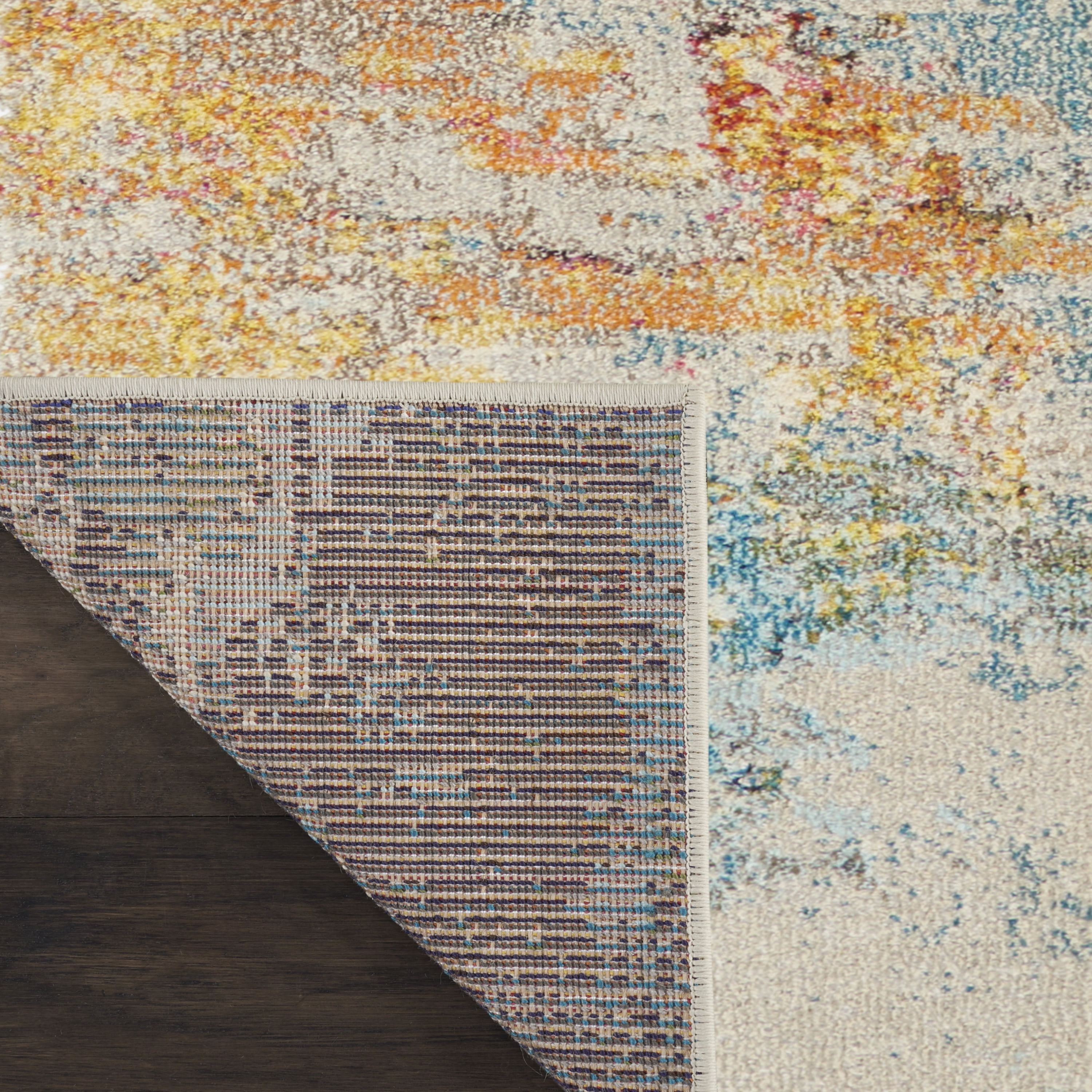 Nourison Celestial Abstract Sealife 2'2" x 7'6" Area Rug, (2x8)