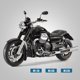 thumbnail image 3 of Protector De Protección Térmica Para Tubo De Escape Curvo De Motocicleta Universal Para Choppers Y Cruisers, 3 of 7