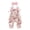 Pink, variant on Odeerbi Baby Girls Cotton Rompers Jumpsuit Baby Clothes 3-12 Months Infant Baby Halter Floral Print Bodysuit Bow Bodysuit with Headband Pink